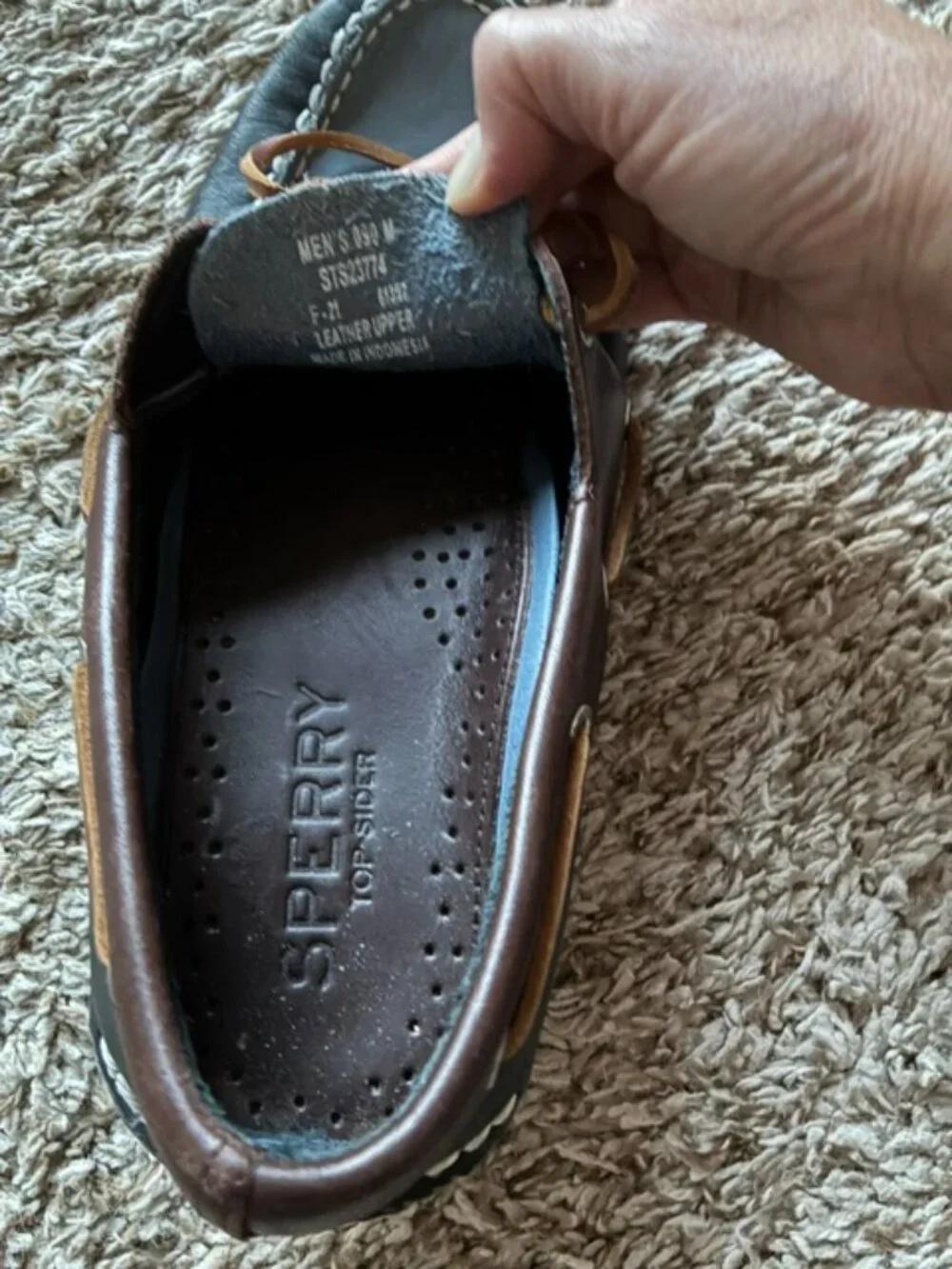 Men’s Sperry Topsiders Size 9